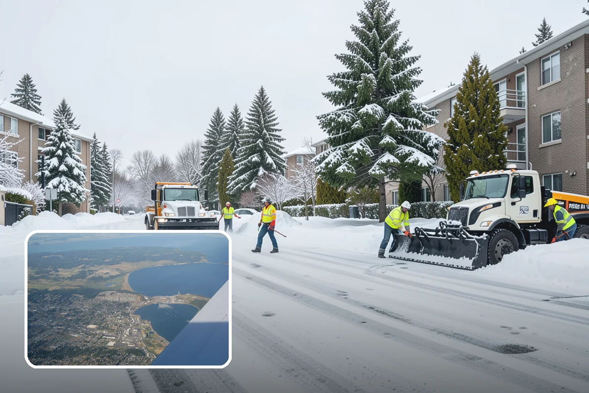 Off-Site Snow Hauling in Oak Harbor, Island County, WA - Removes snow entirely from space-constrained sites