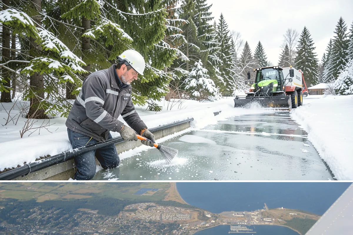 Off-Site Snow Hauling in Oak Harbor, Island County, WA - Off-site snow hauling is called for after heavy or repeated storms leave a constrained property with no place to put more snow.