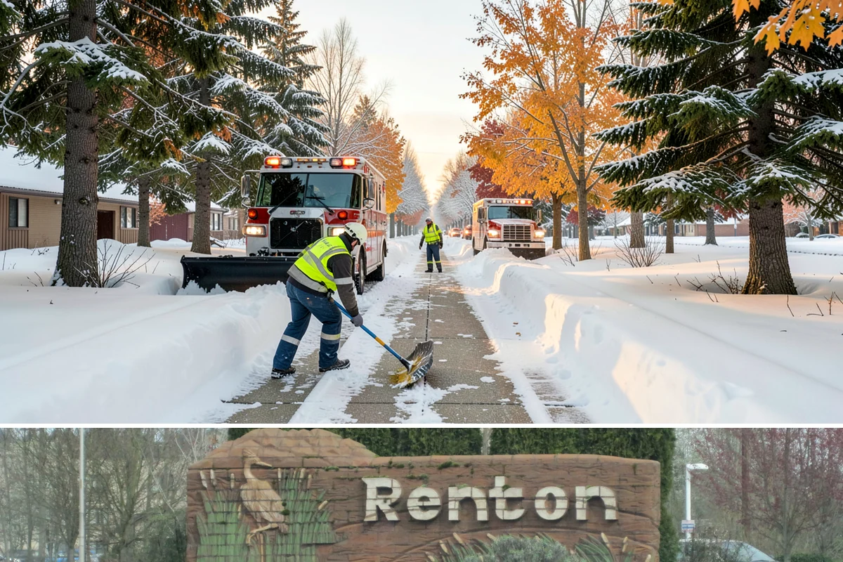 Off-Site Snow Hauling in Renton, King County, WA - Off-site snow hauling is called for after heavy or repeated storms leave a constrained property with no place to put more snow.