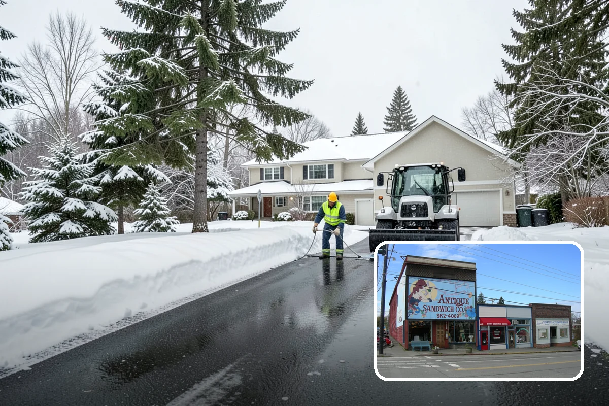 Off-Site Snow Hauling in Ruston, Pierce County, WA - Removes snow entirely from space-constrained sites