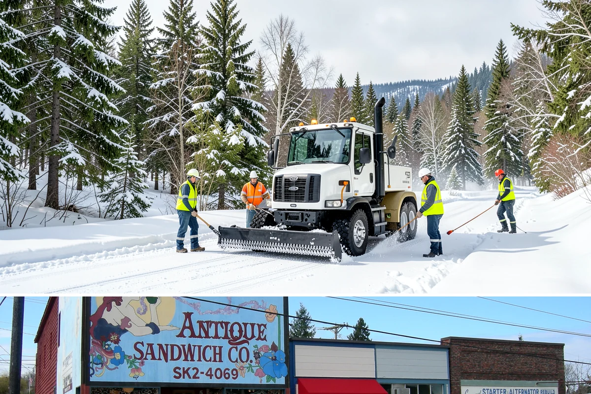 Off-Site Snow Hauling in Ruston, Pierce County, WA - Off-site snow hauling is called for after heavy or repeated storms leave a constrained property with no place to put more snow.