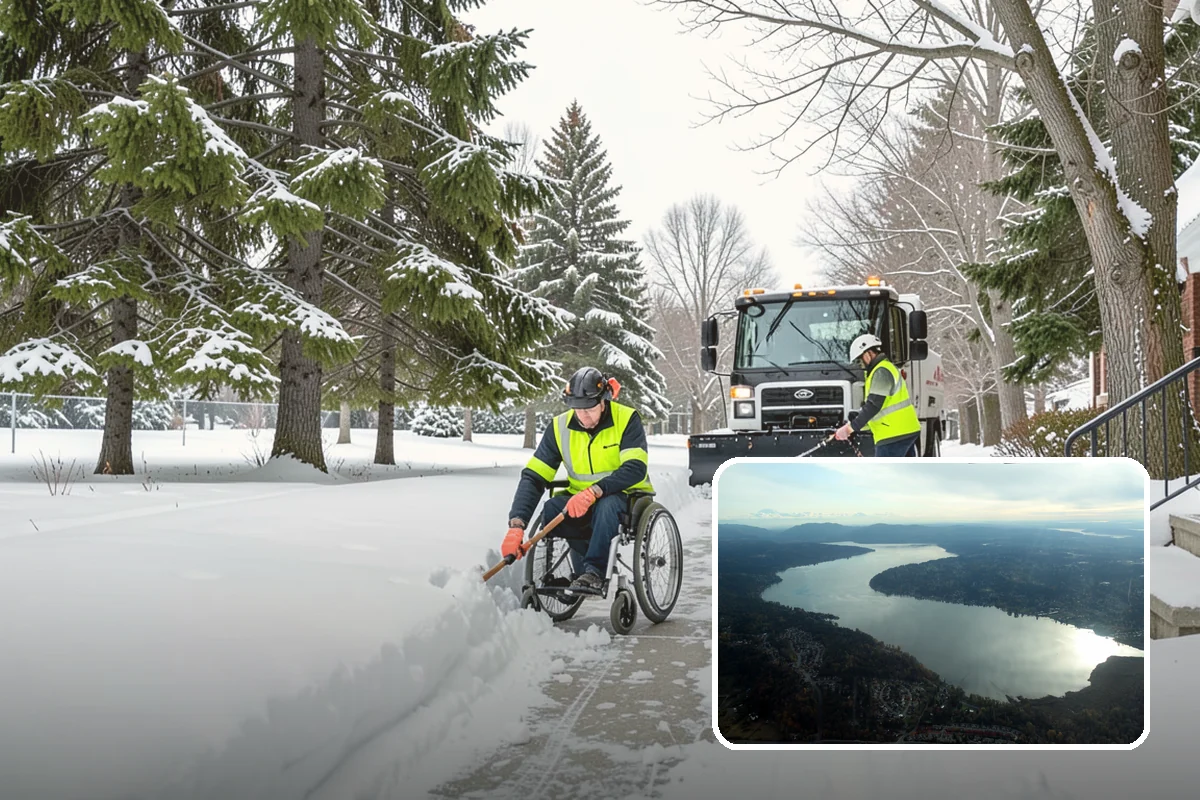 Off-Site Snow Hauling in Sammamish, King County, WA - Removes snow entirely from space-constrained sites