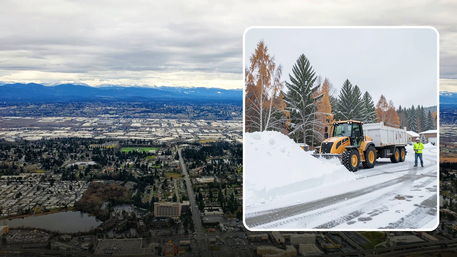Off-Site Snow Hauling in SeaTac, King County, WA - We transport snow completely off your property to an approved disposal location.