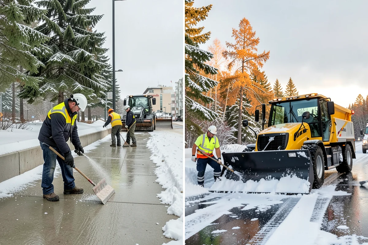 Off-Site Snow Hauling in SeaTac, King County, WA - Estimate volume and required truckloads