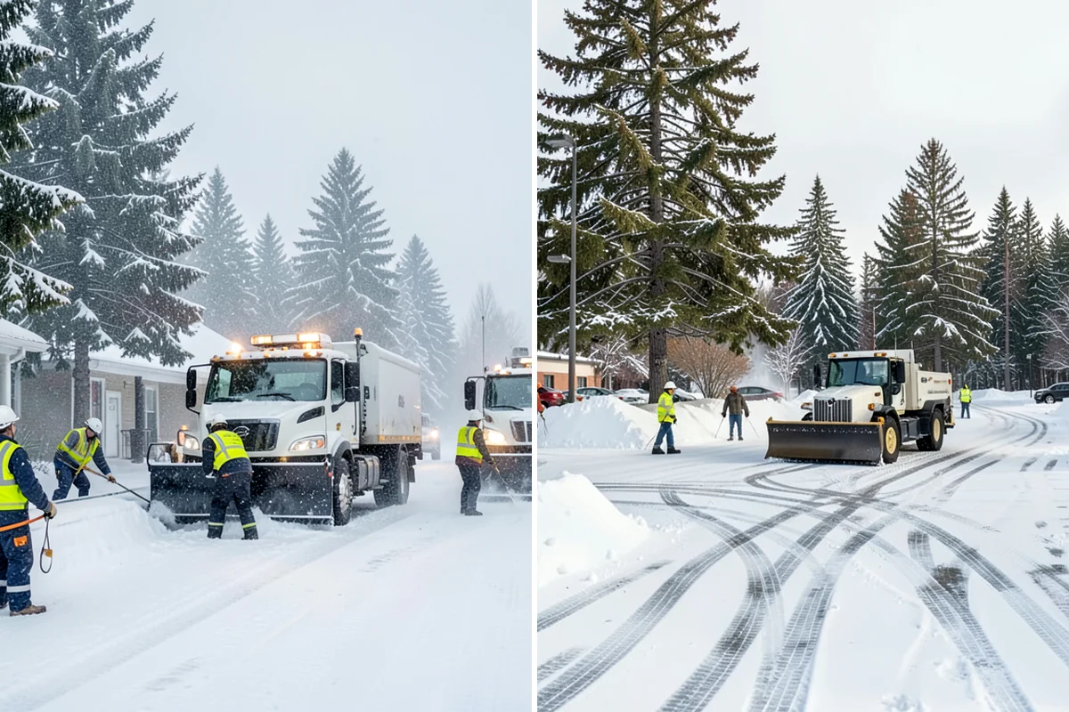 Off-Site Snow Hauling in Shoreline, King County, WA - Estimate volume and required truckloads