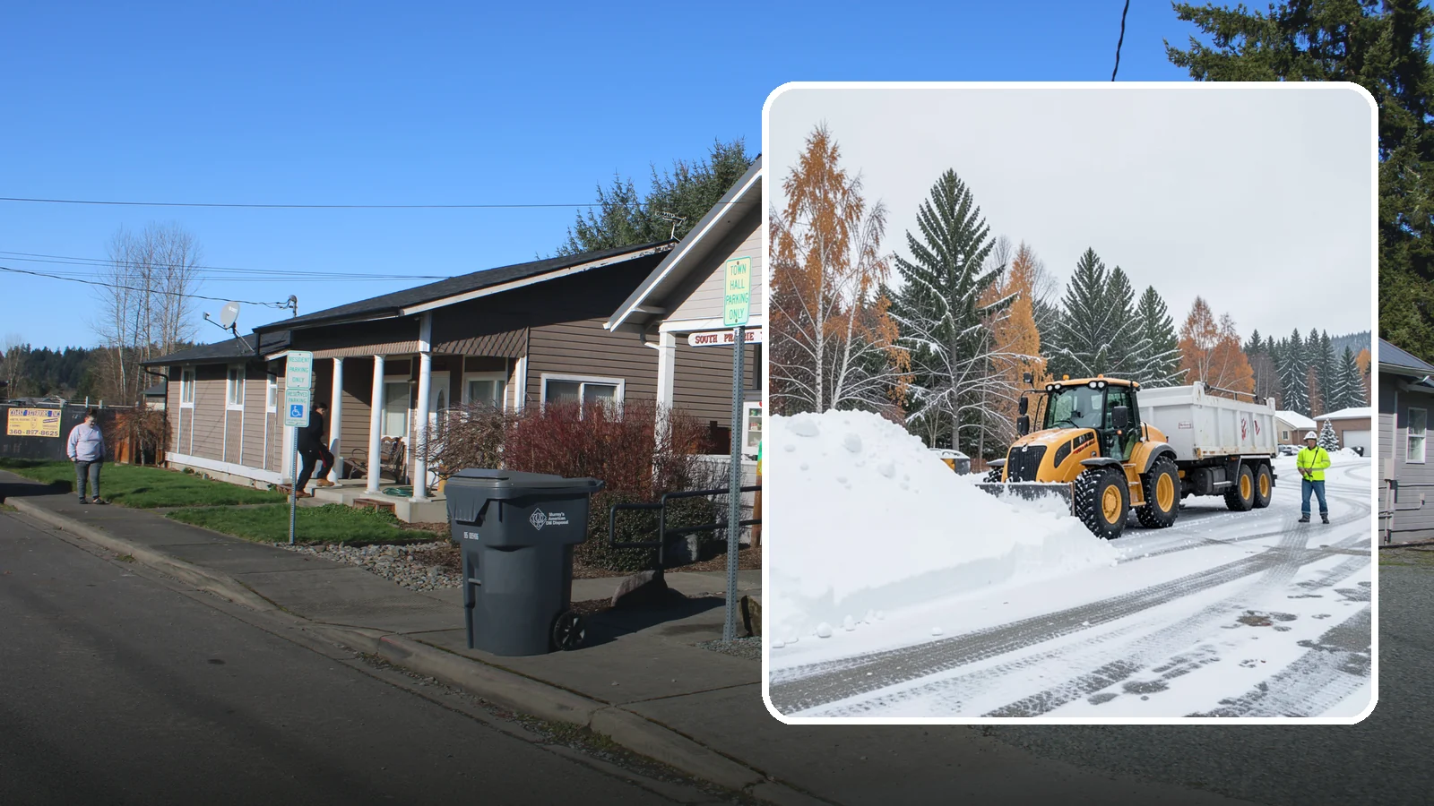 Off-Site Snow Hauling in South Prairie, Pierce County, WA - We transport snow completely off your property to an approved disposal location.