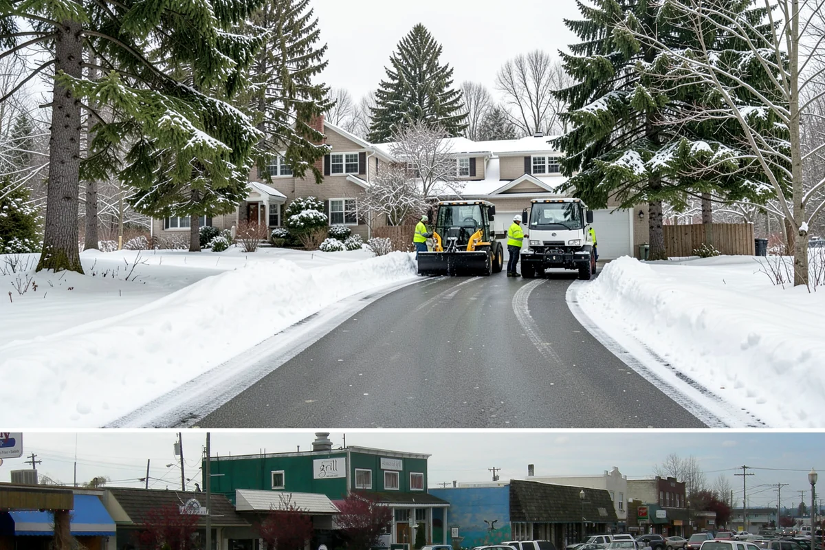 Off-Site Snow Hauling in Stanwood, Snohomish County, WA - Off-site snow hauling is called for after heavy or repeated storms leave a constrained property with no place to put more snow.