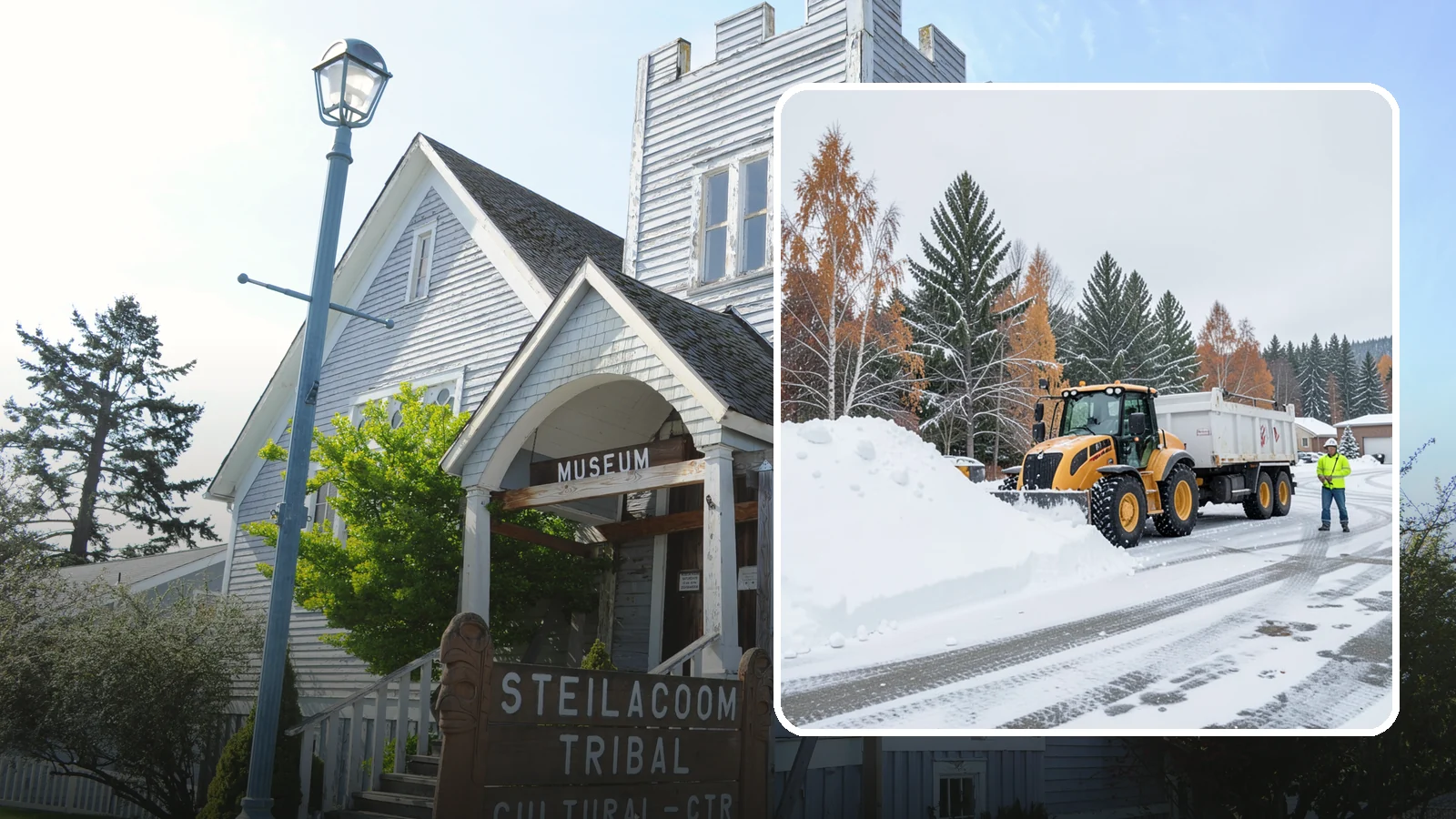 Off-Site Snow Hauling in Steilacoom, Pierce County, WA - We transport snow completely off your property to an approved disposal location.