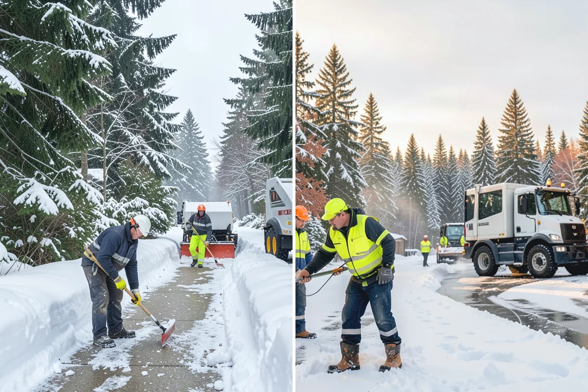 Off-Site Snow Hauling in Sumner, Pierce County, WA - Estimate volume and required truckloads