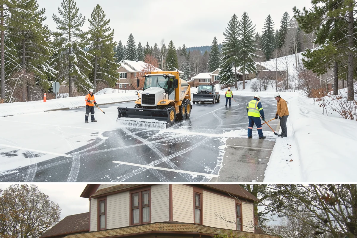 Off-Site Snow Hauling in Sumner, Pierce County, WA - Off-site snow hauling is called for after heavy or repeated storms leave a constrained property with no place to put more snow.