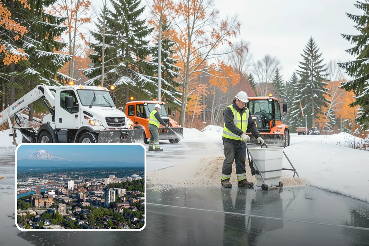 Off-Site Snow Hauling in Tacoma, Pierce County, WA - Removes snow entirely from space-constrained sites