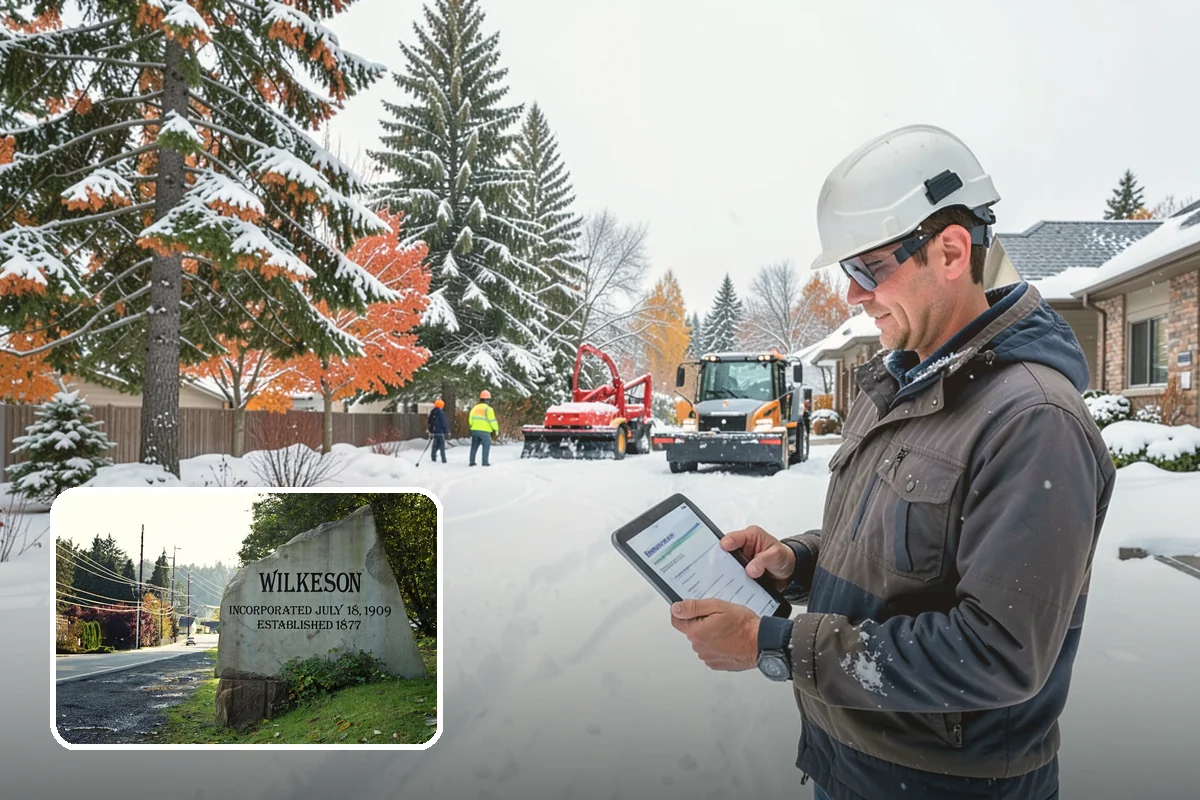 Off-Site Snow Hauling in Wilkeson, Pierce County, WA - Removes snow entirely from space-constrained sites