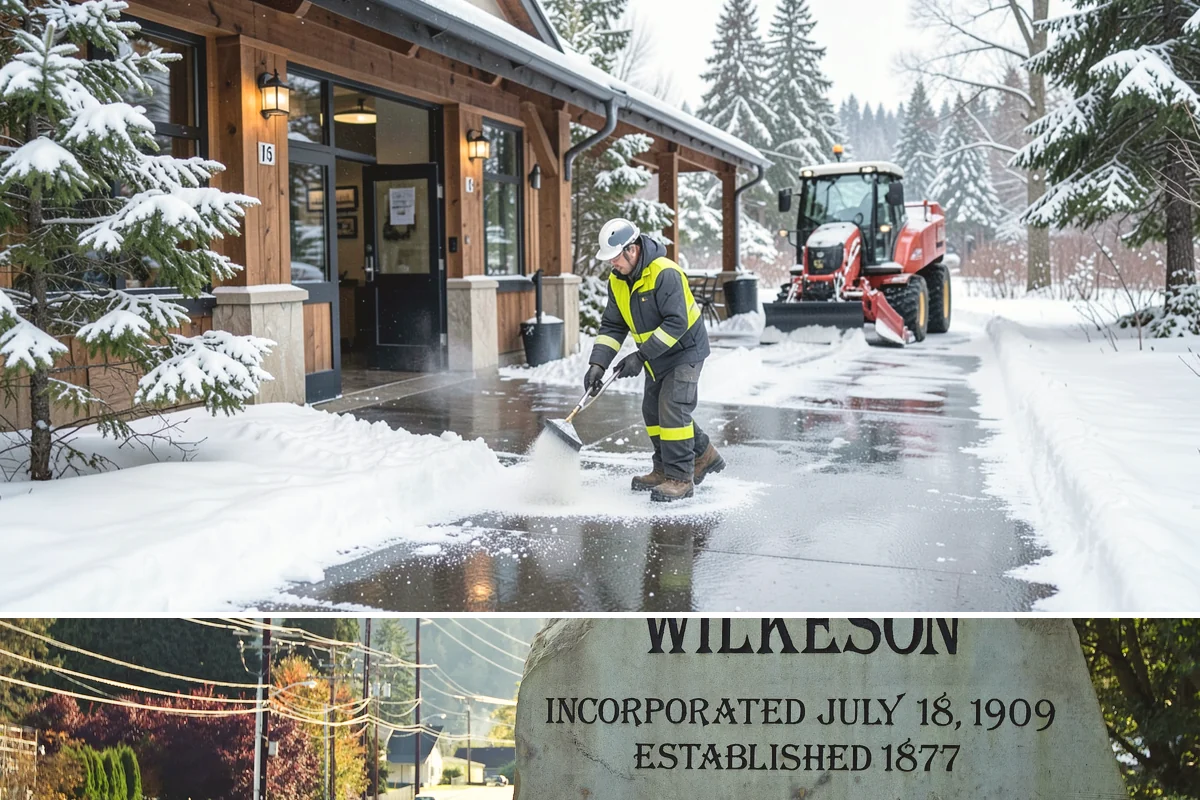 Off-Site Snow Hauling in Wilkeson, Pierce County, WA - Off-site snow hauling is called for after heavy or repeated storms leave a constrained property with no place to put more snow.