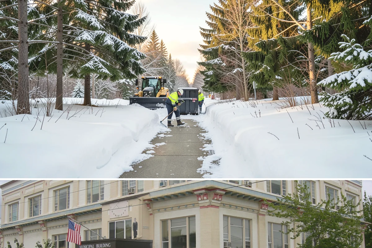 Office Building Deicing in Anacortes, Skagit County, WA - Service is active from late fall through early spring, with the greatest demand during weekday freezing-rain events that threaten...