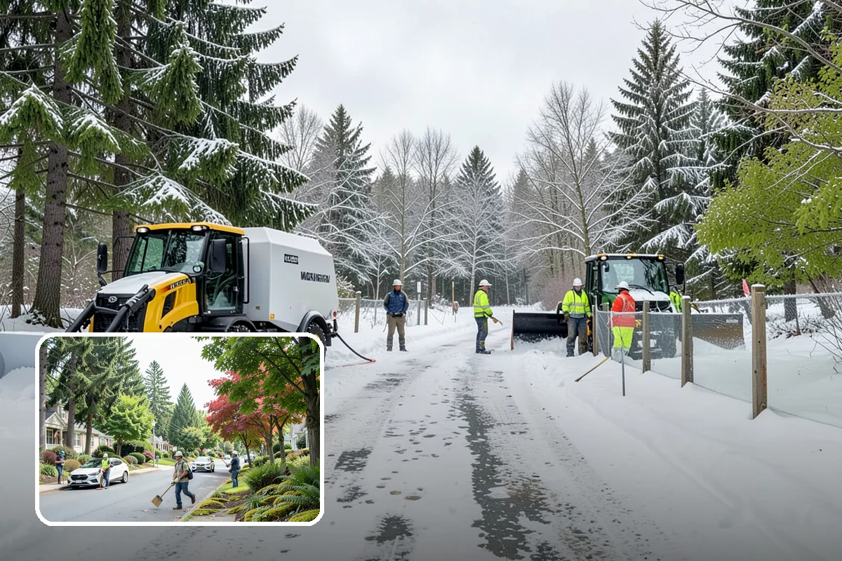 Office Building Deicing in Beaux Arts Village, King County, WA - Ensures a safe, professional entrance for staff and clients