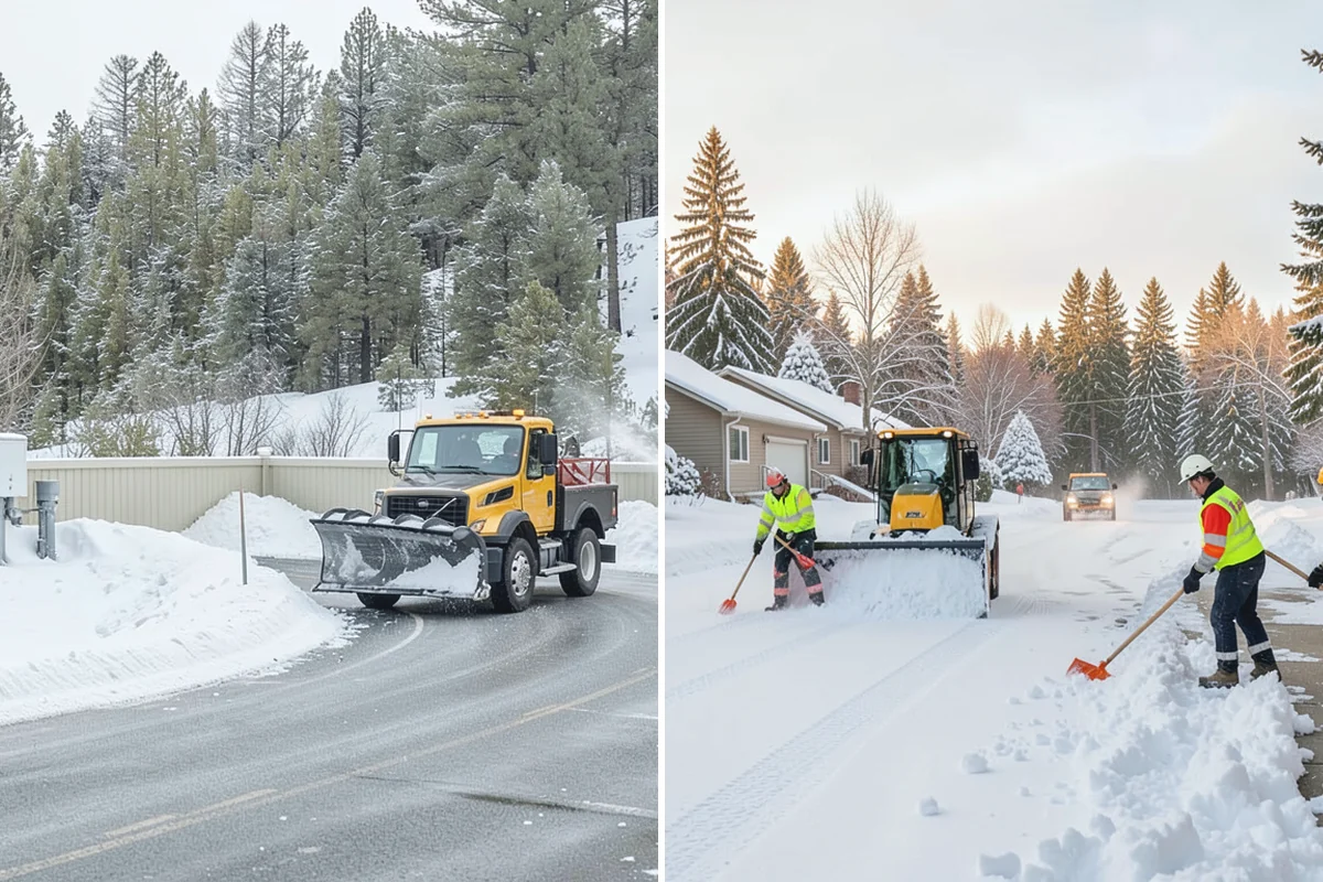 Office Building Deicing in Beaux Arts Village, King County, WA - Assess entrances, plaza walks, stairs, and parking with building management