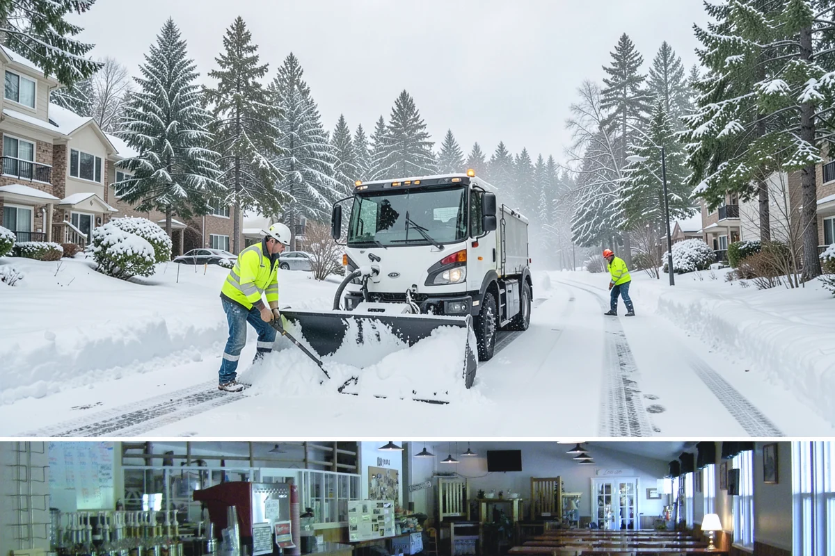 Office Building Deicing in Black Diamond, King County, WA - Service is active from late fall through early spring, with the greatest demand during weekday freezing-rain events that threaten...