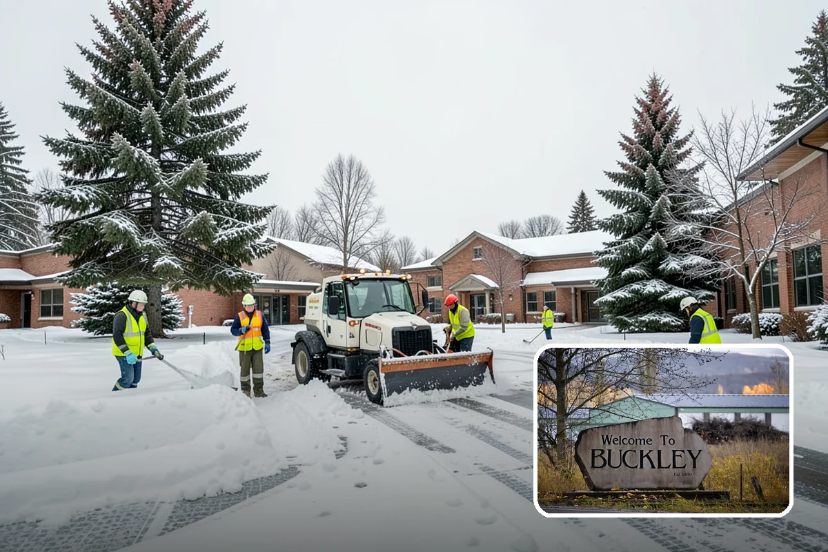 Office Building Deicing in Buckley, Pierce County, WA - Ensures a safe, professional entrance for staff and clients