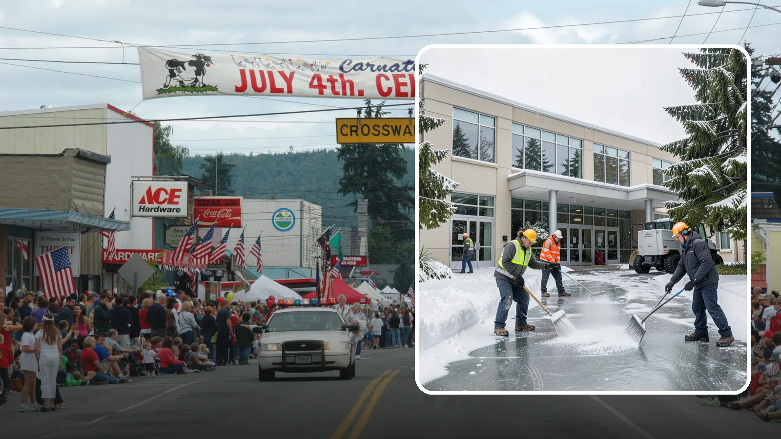 Office Building Deicing in Carnation, King County, WA - Deicing that keeps office-building entrances, plaza walks, and employee lots clear so staff and clients arrive safely on frozen...
