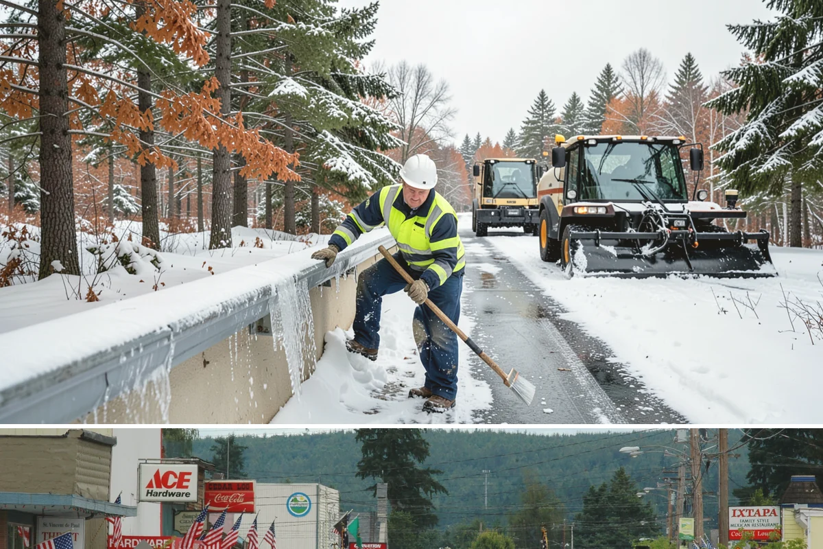 Office Building Deicing in Carnation, King County, WA - Service is active from late fall through early spring, with the greatest demand during weekday freezing-rain events that threaten...