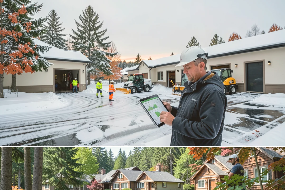 Office Building Deicing in Edgewood, Pierce County, WA - Service is active from late fall through early spring, with the greatest demand during weekday freezing-rain events that threaten...