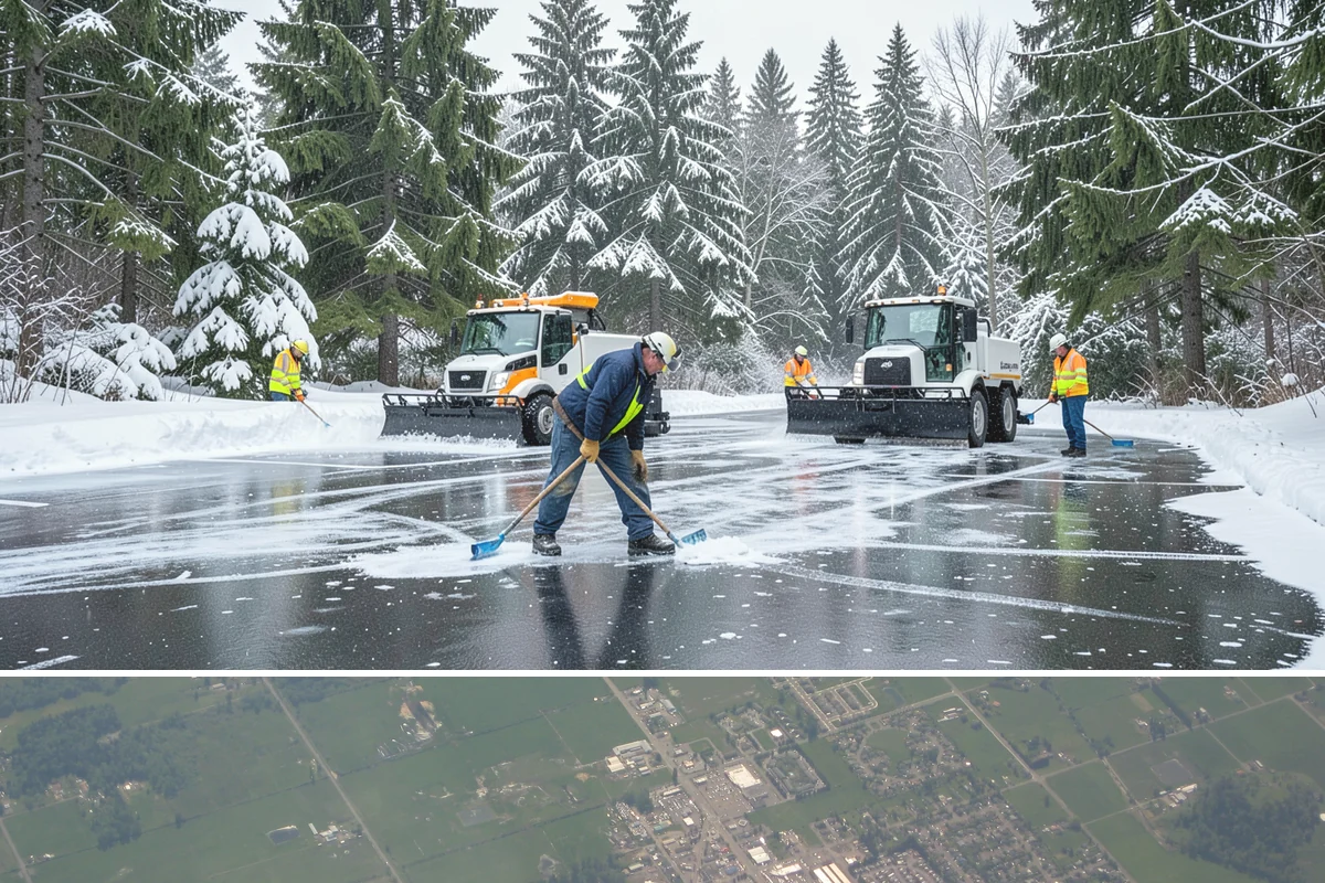 Office Building Deicing in Enumclaw, King County, WA - Service is active from late fall through early spring, with the greatest demand during weekday freezing-rain events that threaten...