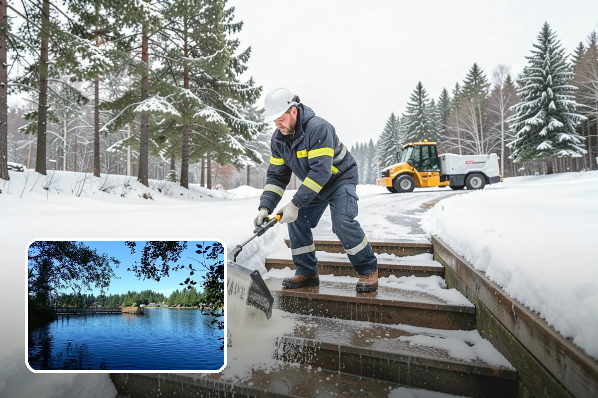 Office Building Deicing in Federal Way, King County, WA - Ensures a safe, professional entrance for staff and clients