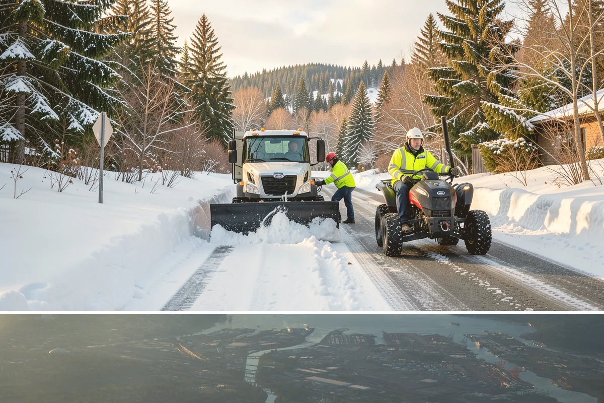Office Building Deicing in Fife, Pierce County, WA - Service is active from late fall through early spring, with the greatest demand during weekday freezing-rain events that threaten...