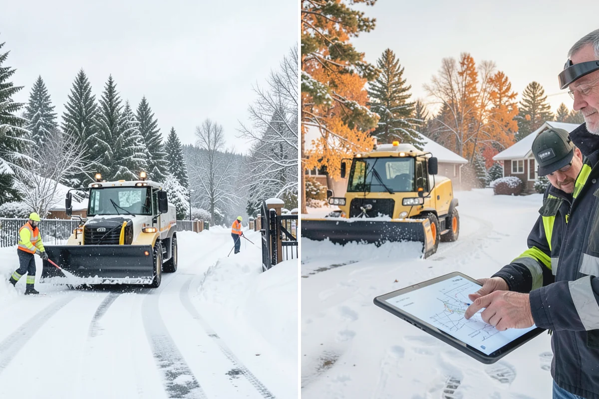 Office Building Deicing in Gold Bar, Snohomish County, WA - Assess entrances, plaza walks, stairs, and parking with building management