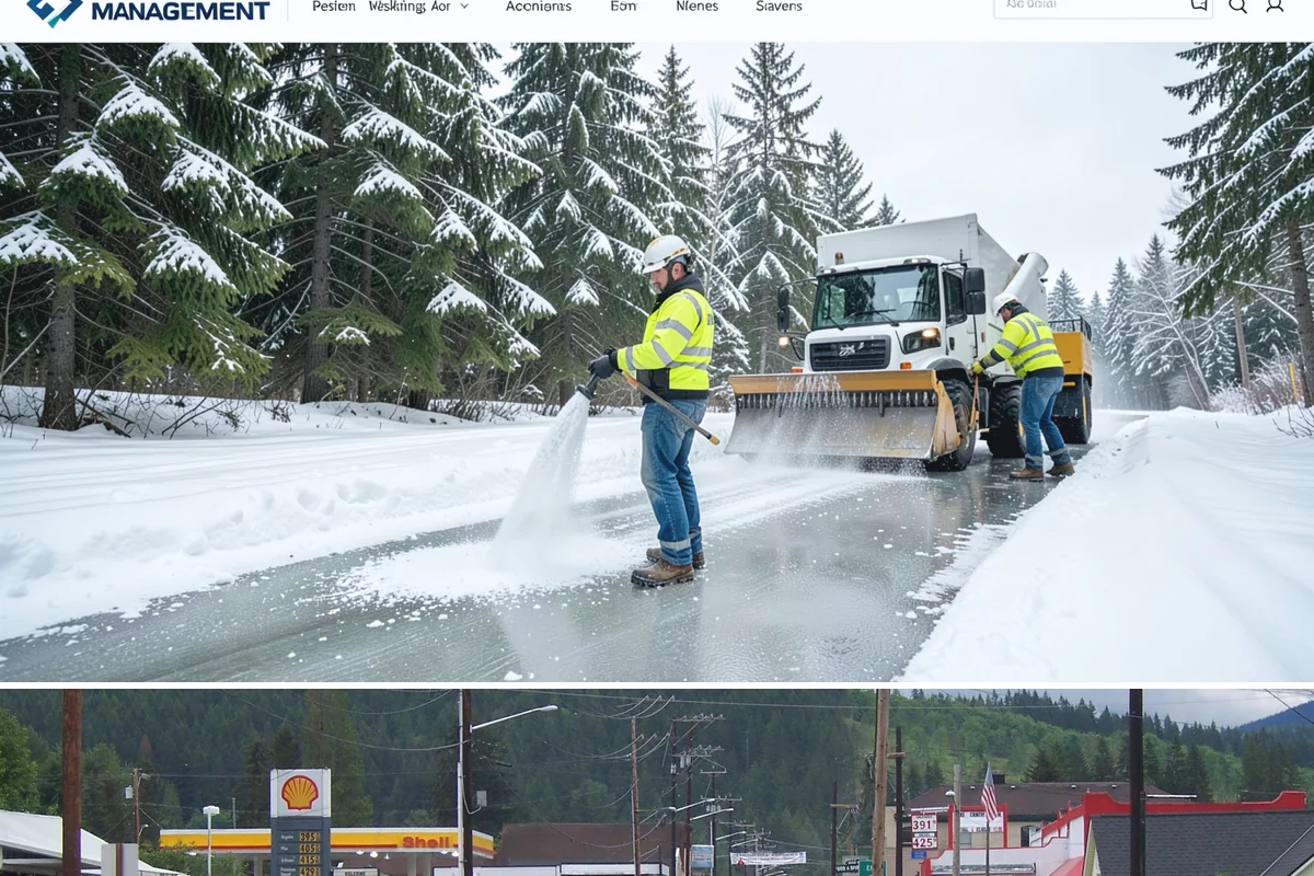Office Building Deicing in Granite Falls, Snohomish County, WA - Service is active from late fall through early spring, with the greatest demand during weekday freezing-rain events that threaten...