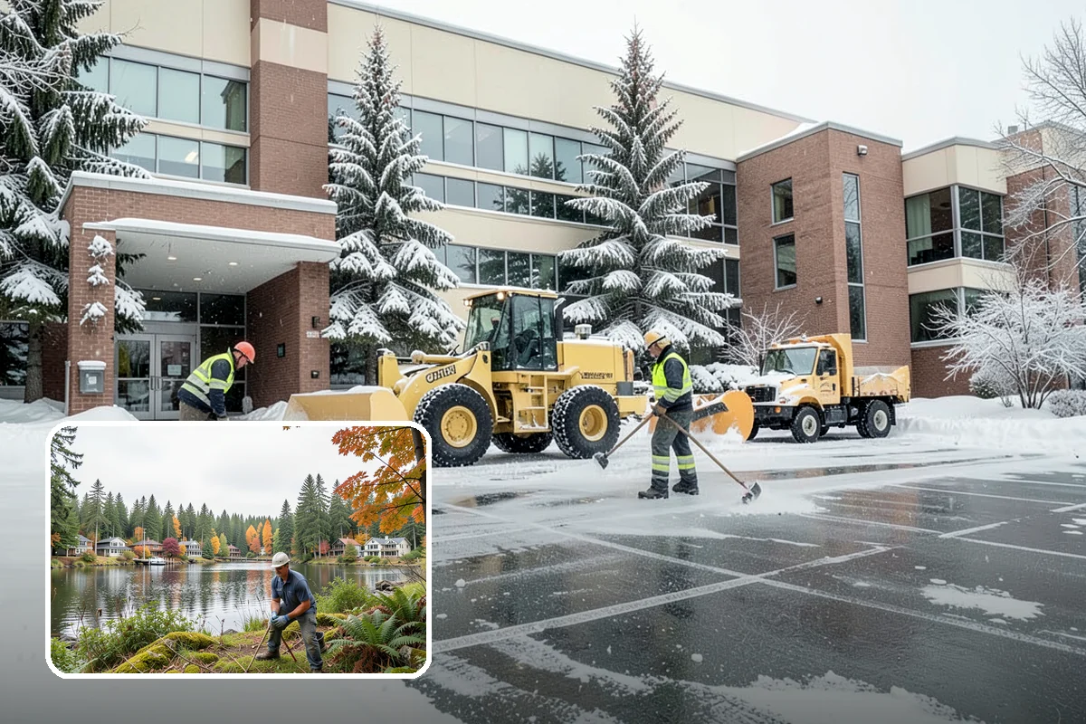 Office Building Deicing in La Conner, Skagit County, WA - Ensures a safe, professional entrance for staff and clients