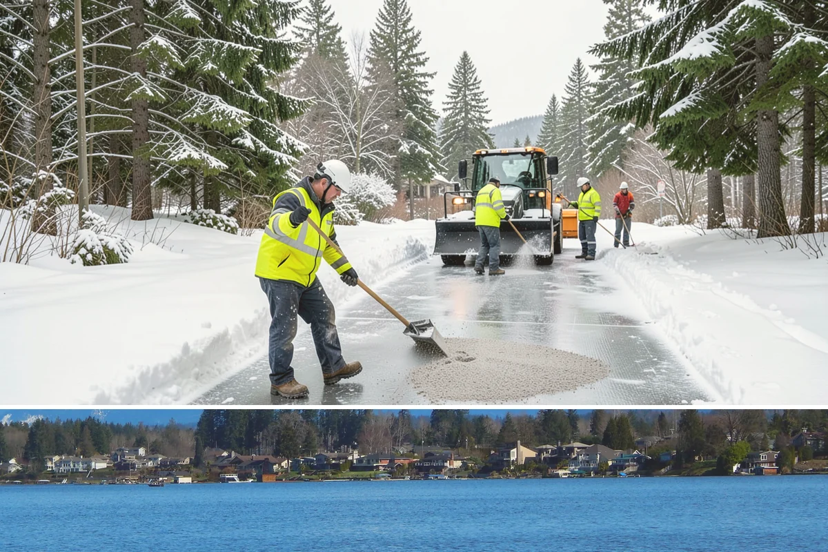 Office Building Deicing in Lake Stevens, Snohomish County, WA - Service is active from late fall through early spring, with the greatest demand during weekday freezing-rain events that threaten...