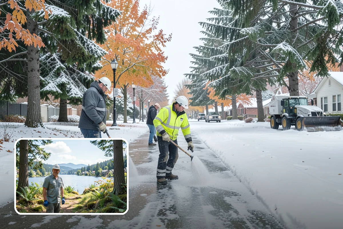 Office Building Deicing in Milton, King County, WA - Ensures a safe, professional entrance for staff and clients