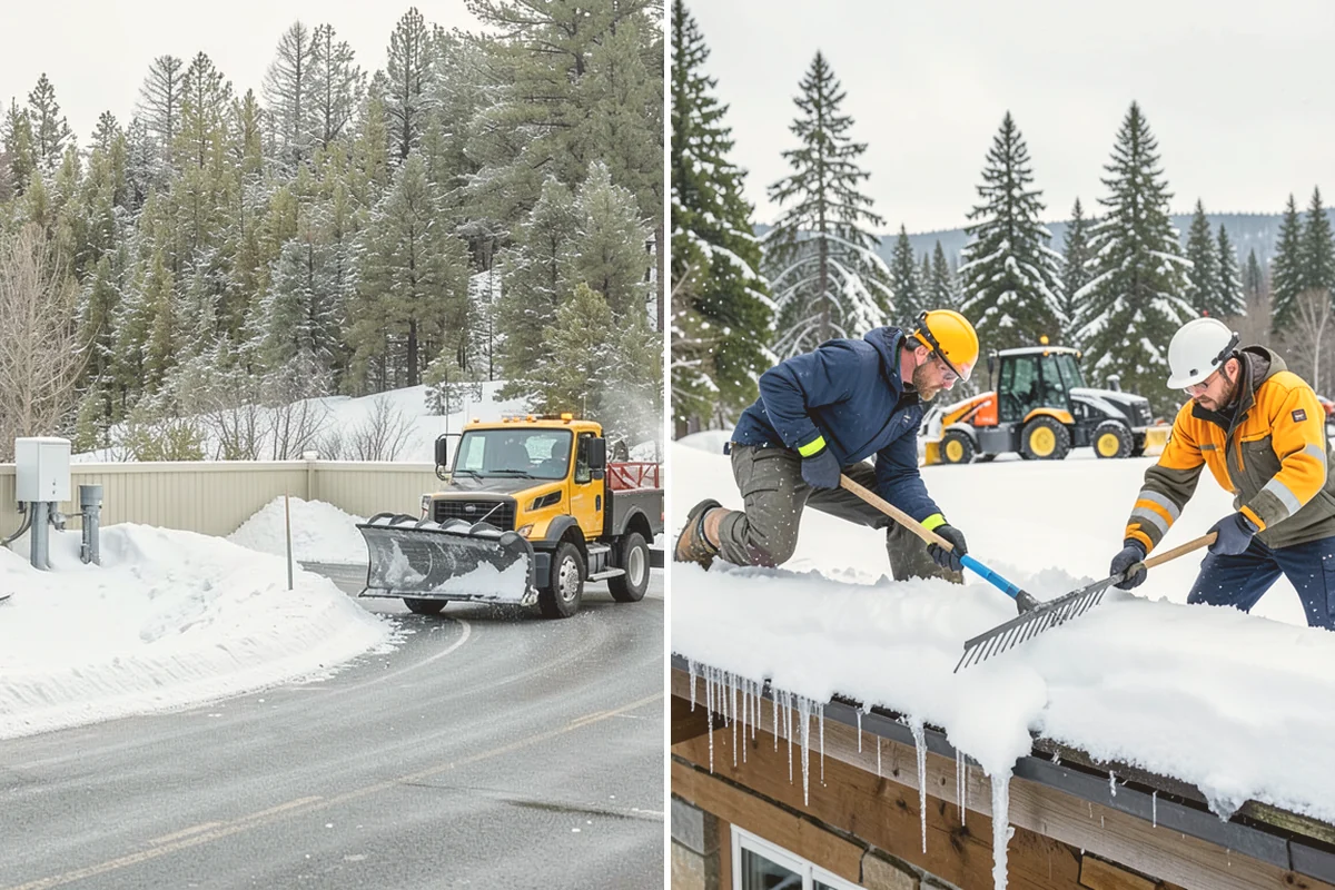 Office Building Deicing in Mount Vernon, Skagit County, WA - Assess entrances, plaza walks, stairs, and parking with building management