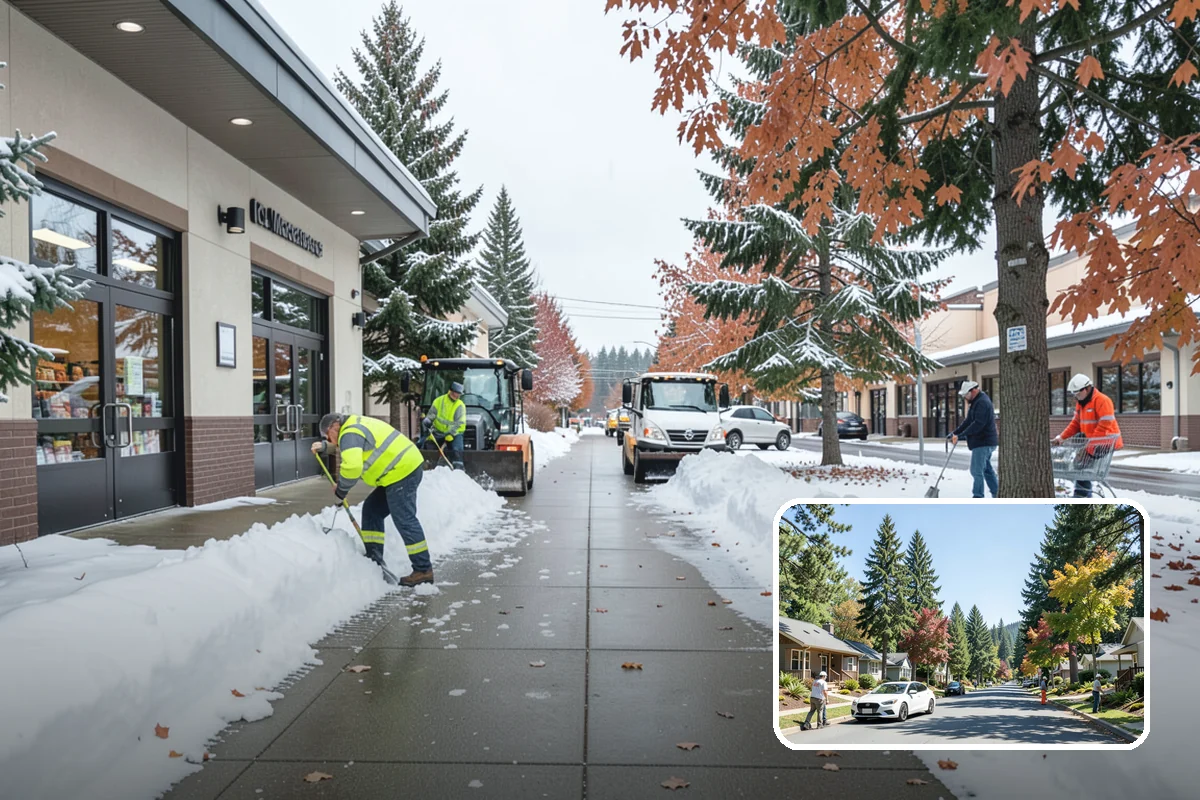 Office Building Deicing in Orting, Pierce County, WA - Ensures a safe, professional entrance for staff and clients