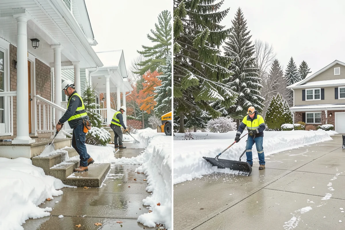 Office Building Deicing in Stanwood, Snohomish County, WA - Assess entrances, plaza walks, stairs, and parking with building management