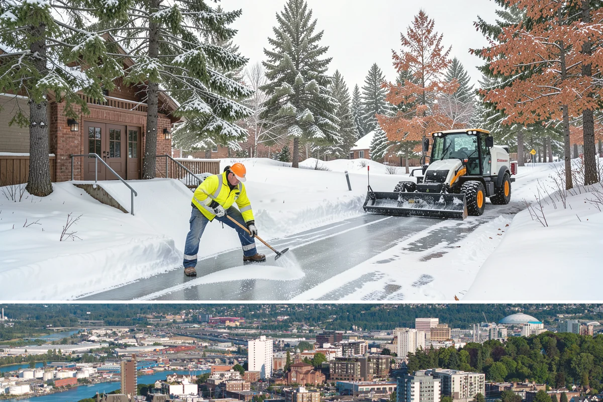 Office Building Deicing in Tacoma, Pierce County, WA - Service is active from late fall through early spring, with the greatest demand during weekday freezing-rain events that threaten...