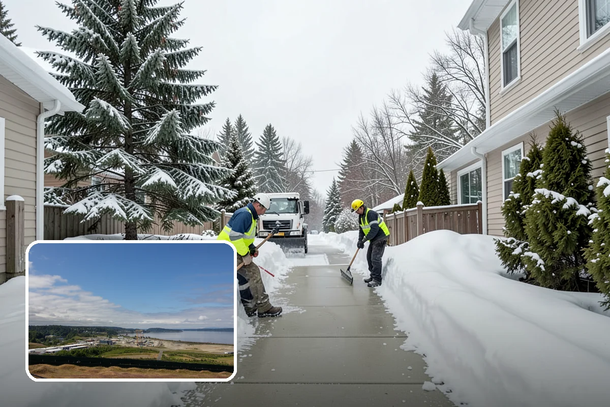 Office Building Deicing in University Place, Pierce County, WA - Ensures a safe, professional entrance for staff and clients