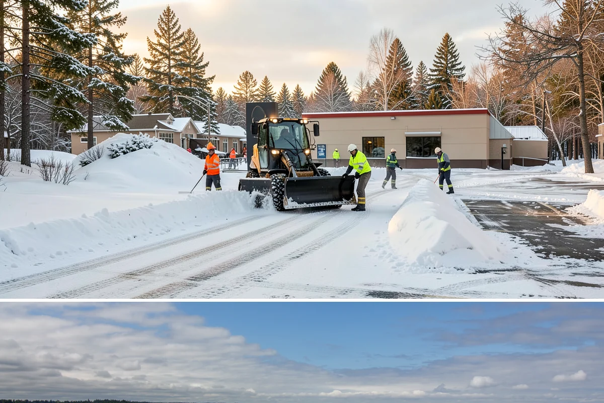 Office Building Deicing in University Place, Pierce County, WA - Service is active from late fall through early spring, with the greatest demand during weekday freezing-rain events that threaten...