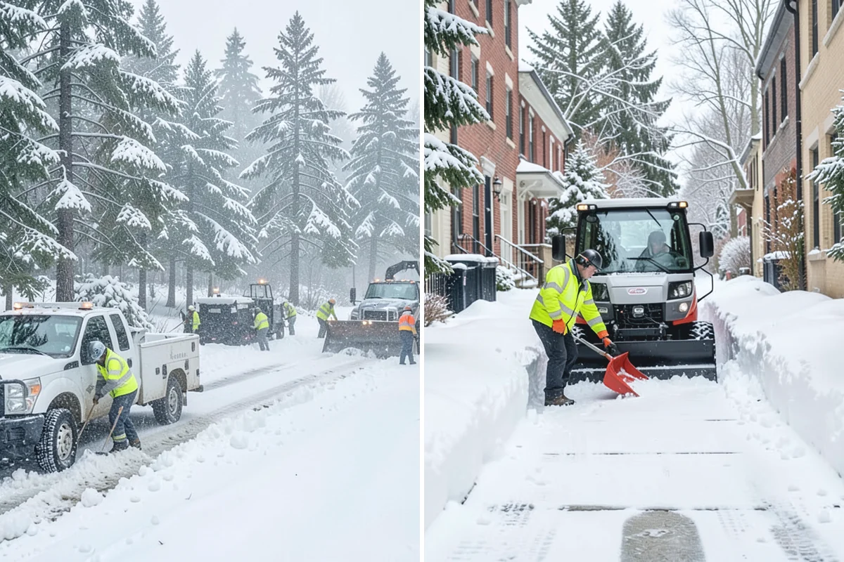 Office Building Deicing in Wilkeson, Pierce County, WA - Assess entrances, plaza walks, stairs, and parking with building management