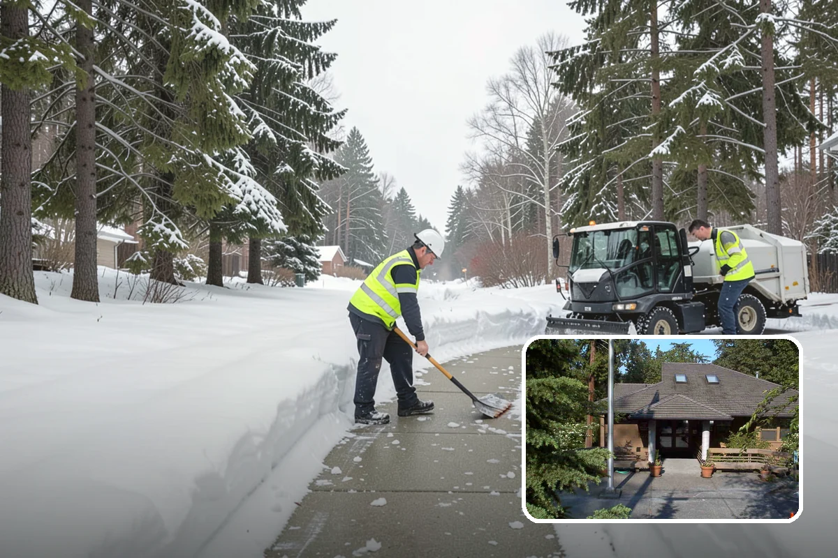 Office Building Deicing in Yarrow Point, King County, WA - Ensures a safe, professional entrance for staff and clients