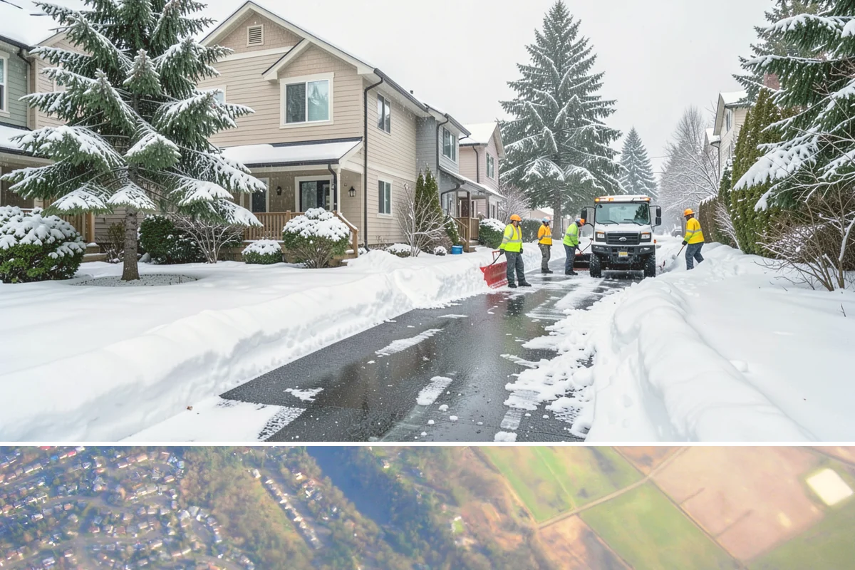 Office Building Parking Lot Snow Removal in Algona, King County, WA - Office lots across Western Washington need the most attention from December through February, when clear overnight skies drive...