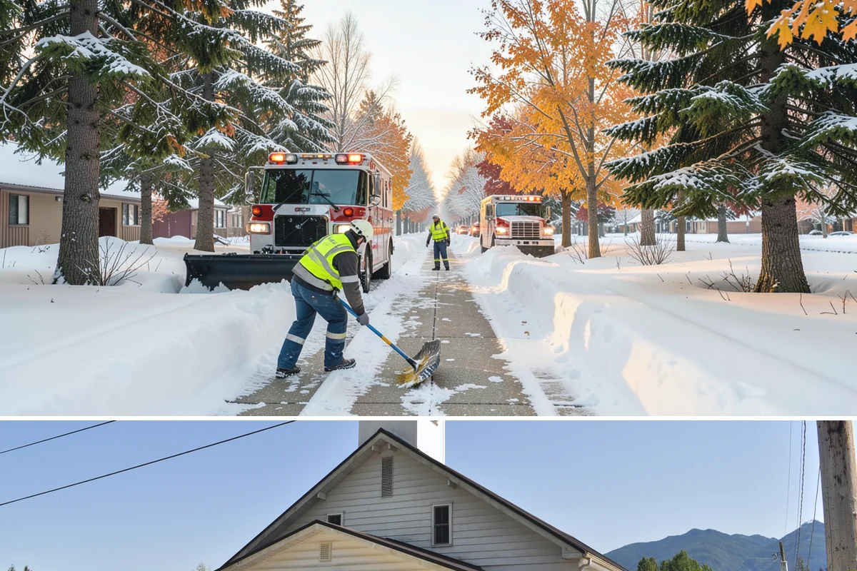 Office Building Parking Lot Snow Removal in Concrete, Skagit County, WA - Office lots across Western Washington need the most attention from December through February, when clear overnight skies drive...