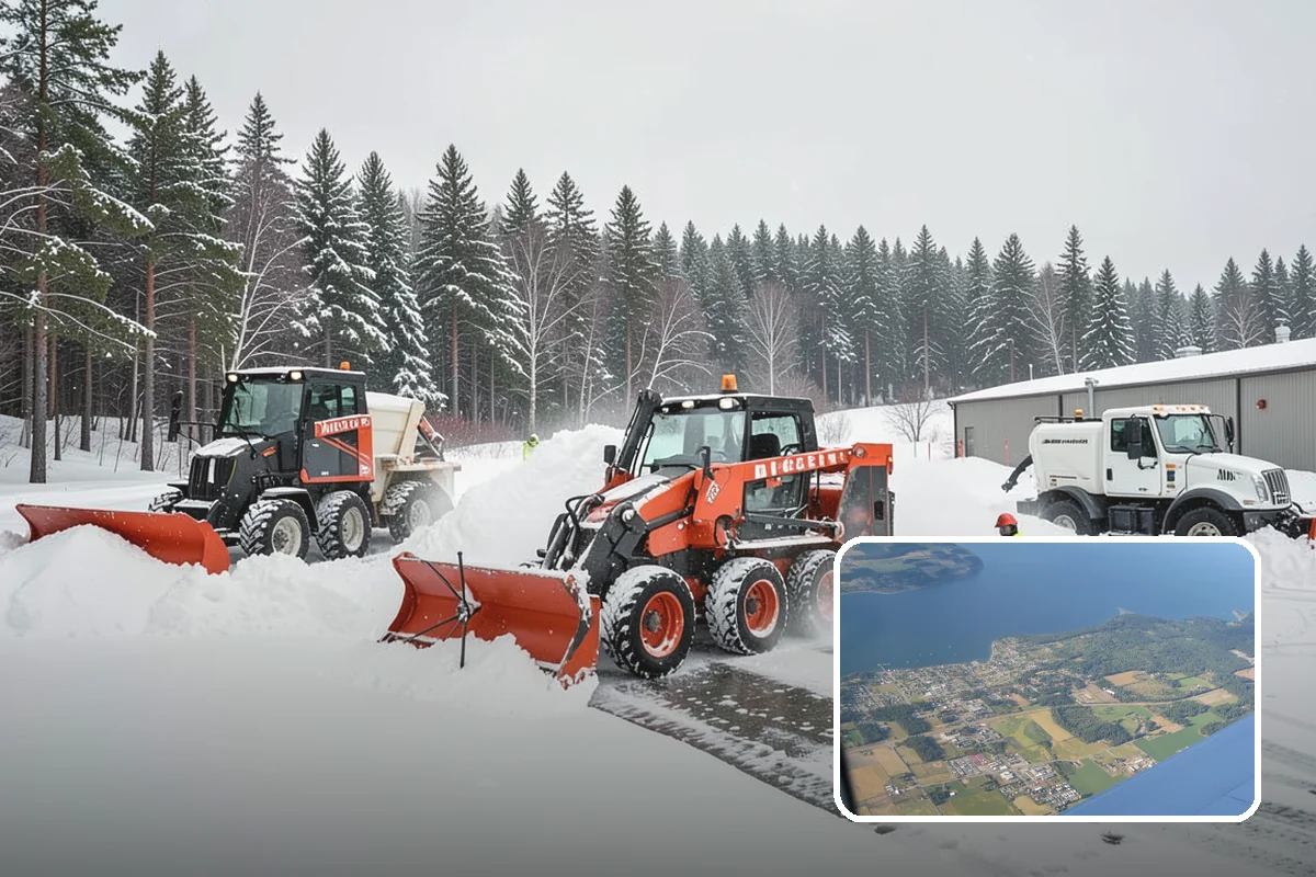 Office Building Parking Lot Snow Removal in Coupeville, Island County, WA - Employees and clients arrive to a cleared, deiced lot at the start of business