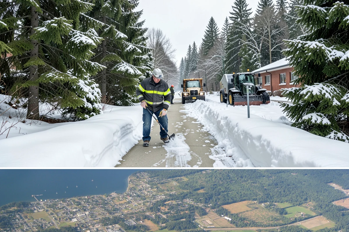 Office Building Parking Lot Snow Removal in Coupeville, Island County, WA - Office lots across Western Washington need the most attention from December through February, when clear overnight skies drive...