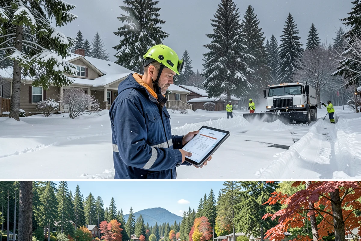 Office Building Parking Lot Snow Removal in Covington, King County, WA - Office lots across Western Washington need the most attention from December through February, when clear overnight skies drive...