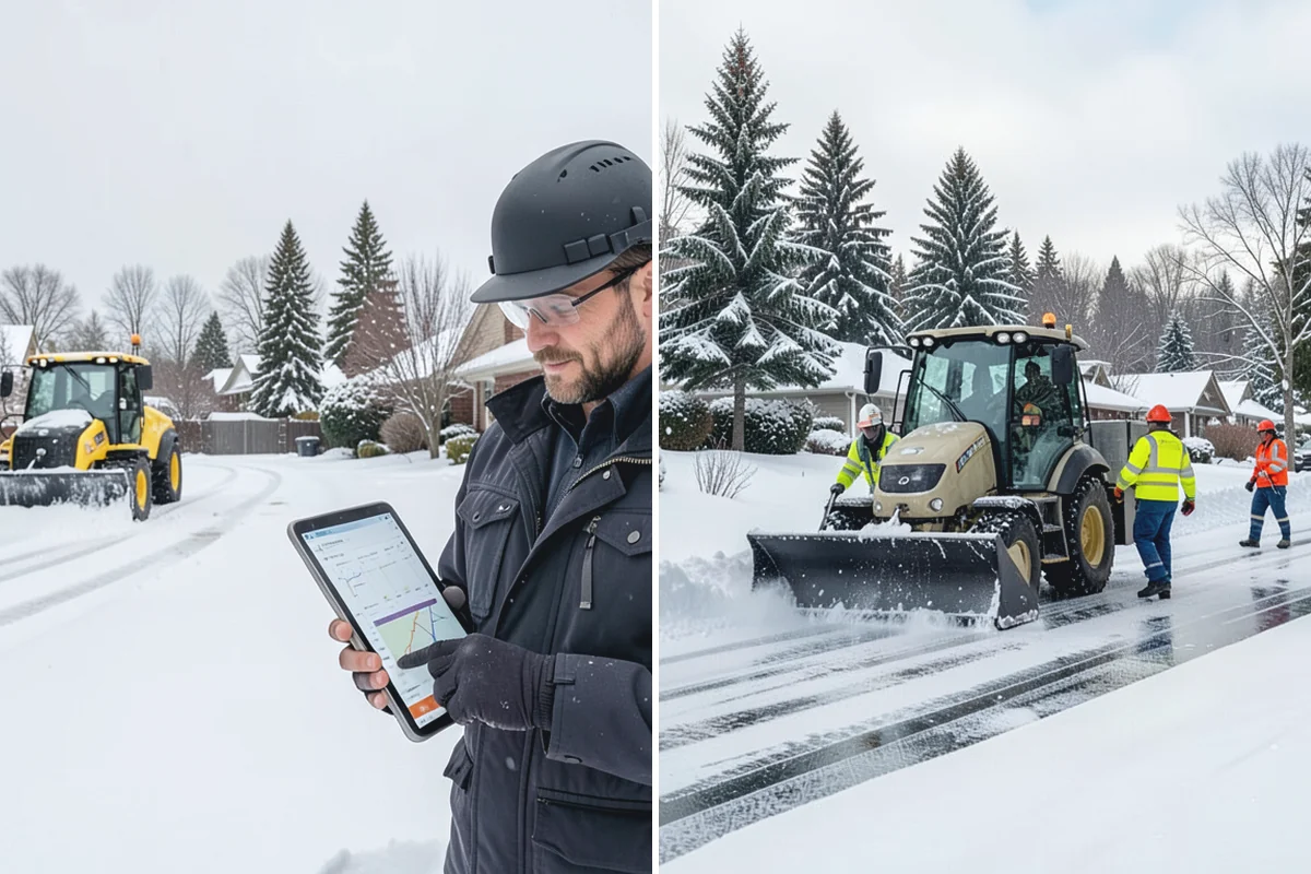 Office Building Parking Lot Snow Removal in Des Moines, King County, WA - Establish start-of-business timing and priority entrances with building management