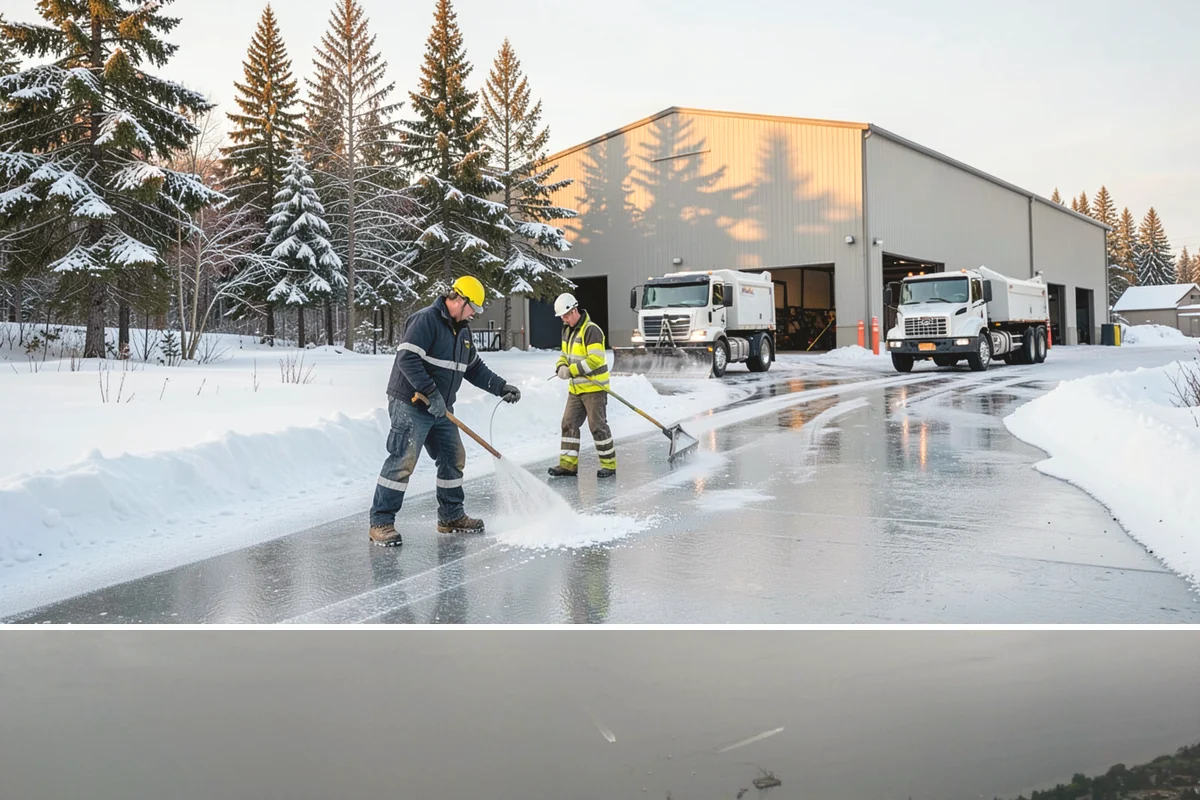 Office Building Parking Lot Snow Removal in Des Moines, King County, WA - Office lots across Western Washington need the most attention from December through February, when clear overnight skies drive...