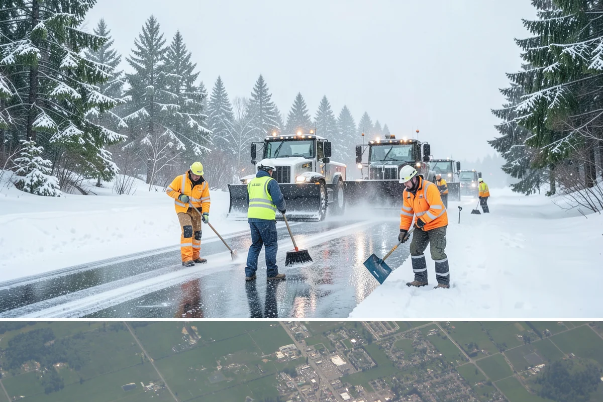 Office Building Parking Lot Snow Removal in Enumclaw, King County, WA - Office lots across Western Washington need the most attention from December through February, when clear overnight skies drive...