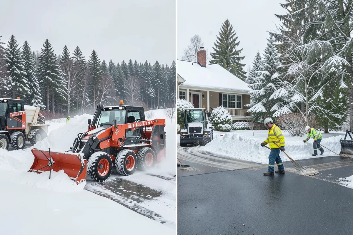 Office Building Parking Lot Snow Removal in Hamilton, Skagit County, WA - Establish start-of-business timing and priority entrances with building management
